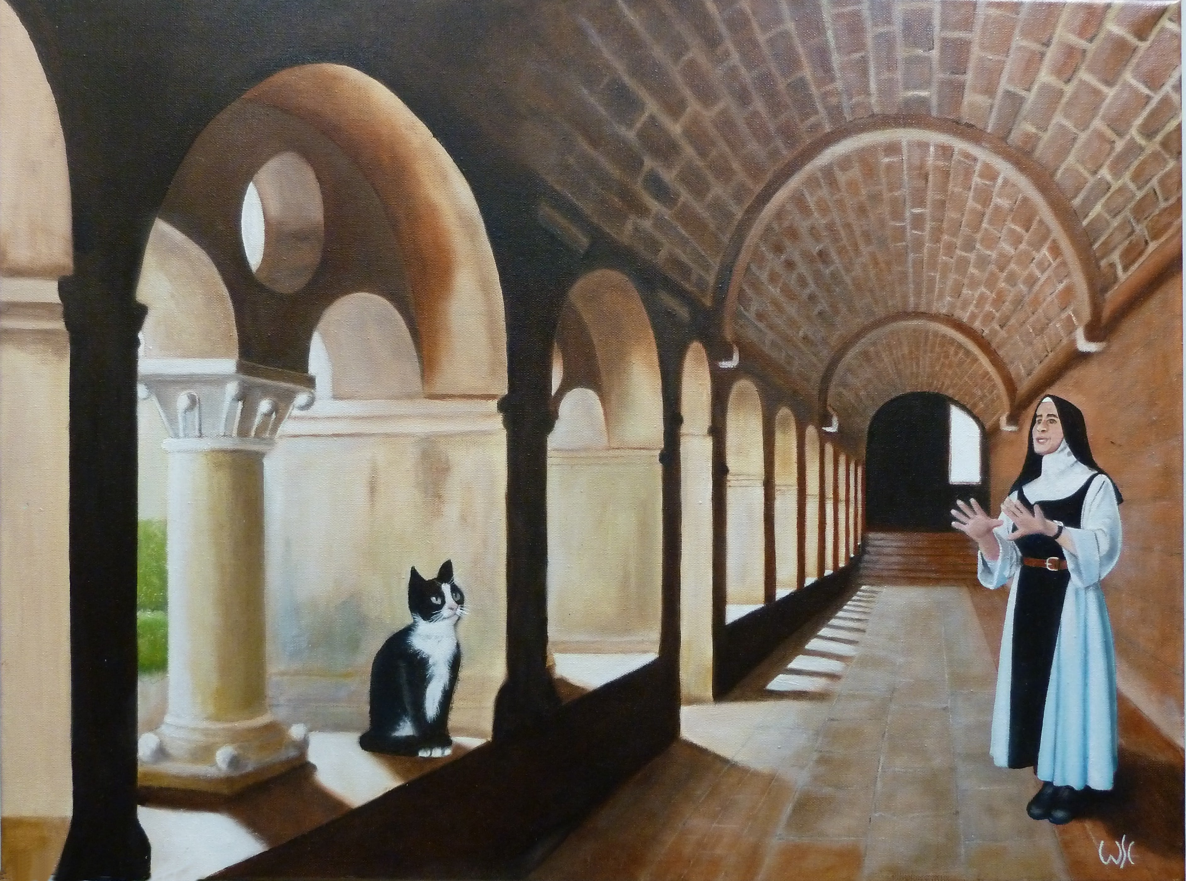 Schilderij Abdy Le Thoronet