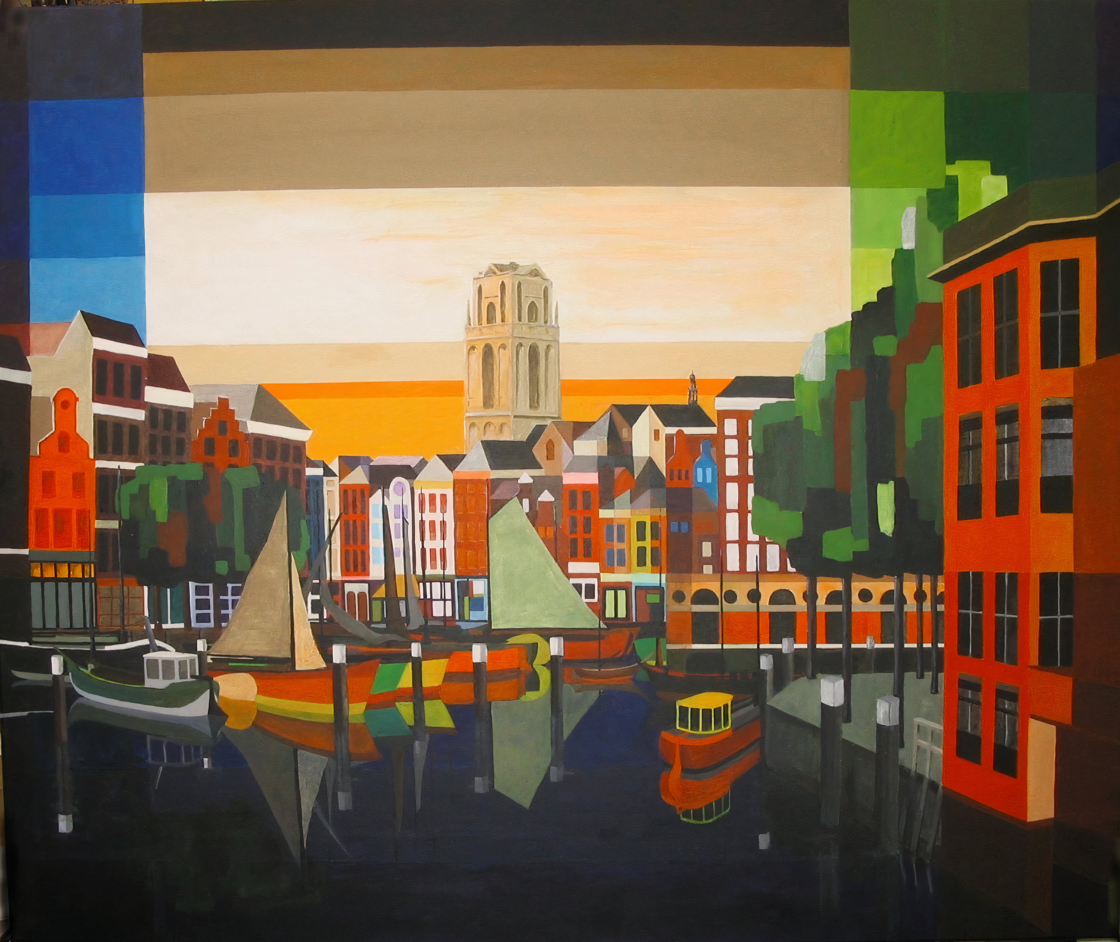 Schilderij De Kolk Rotterdam