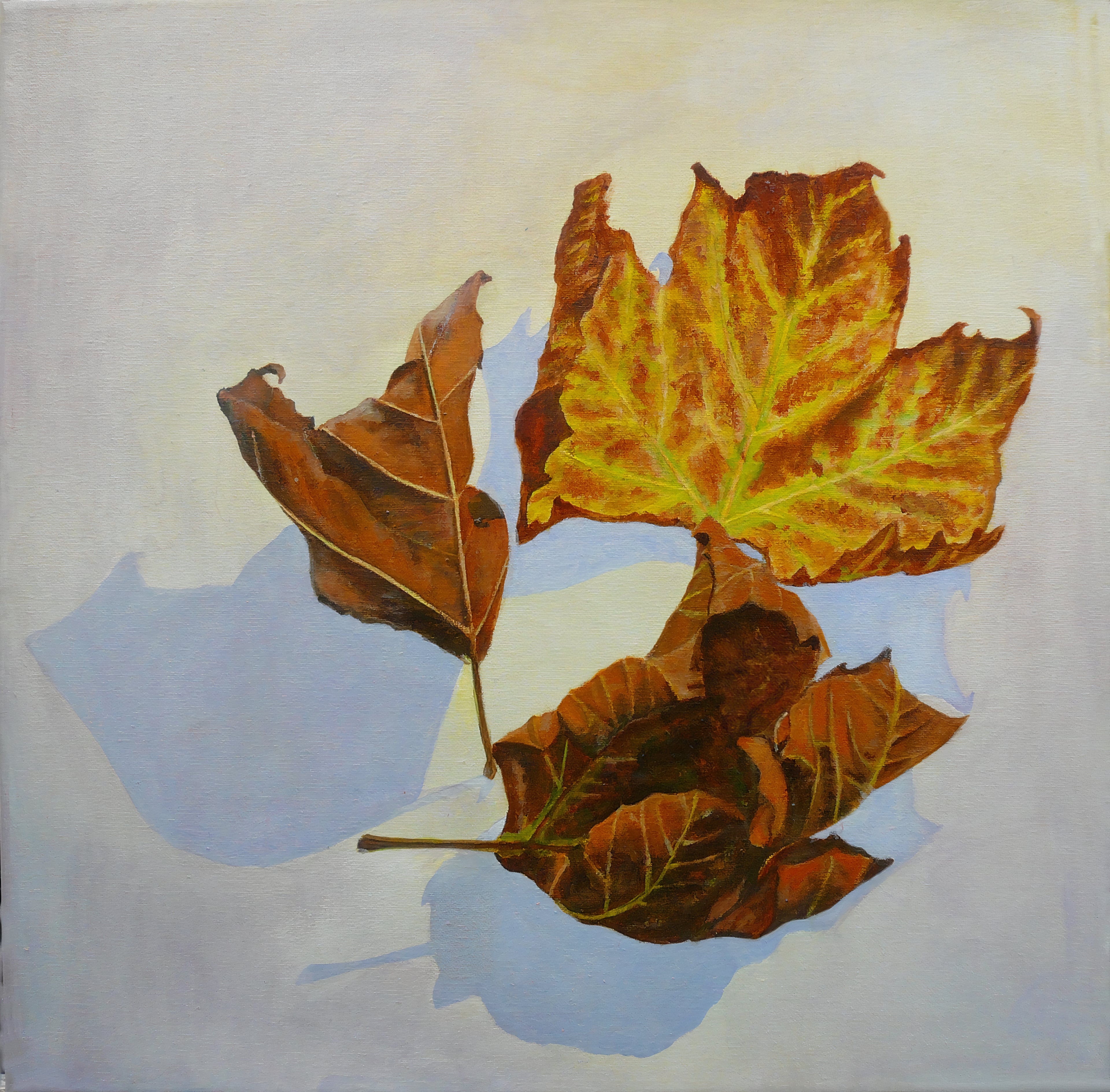 Schilderij Vallende Bladeren