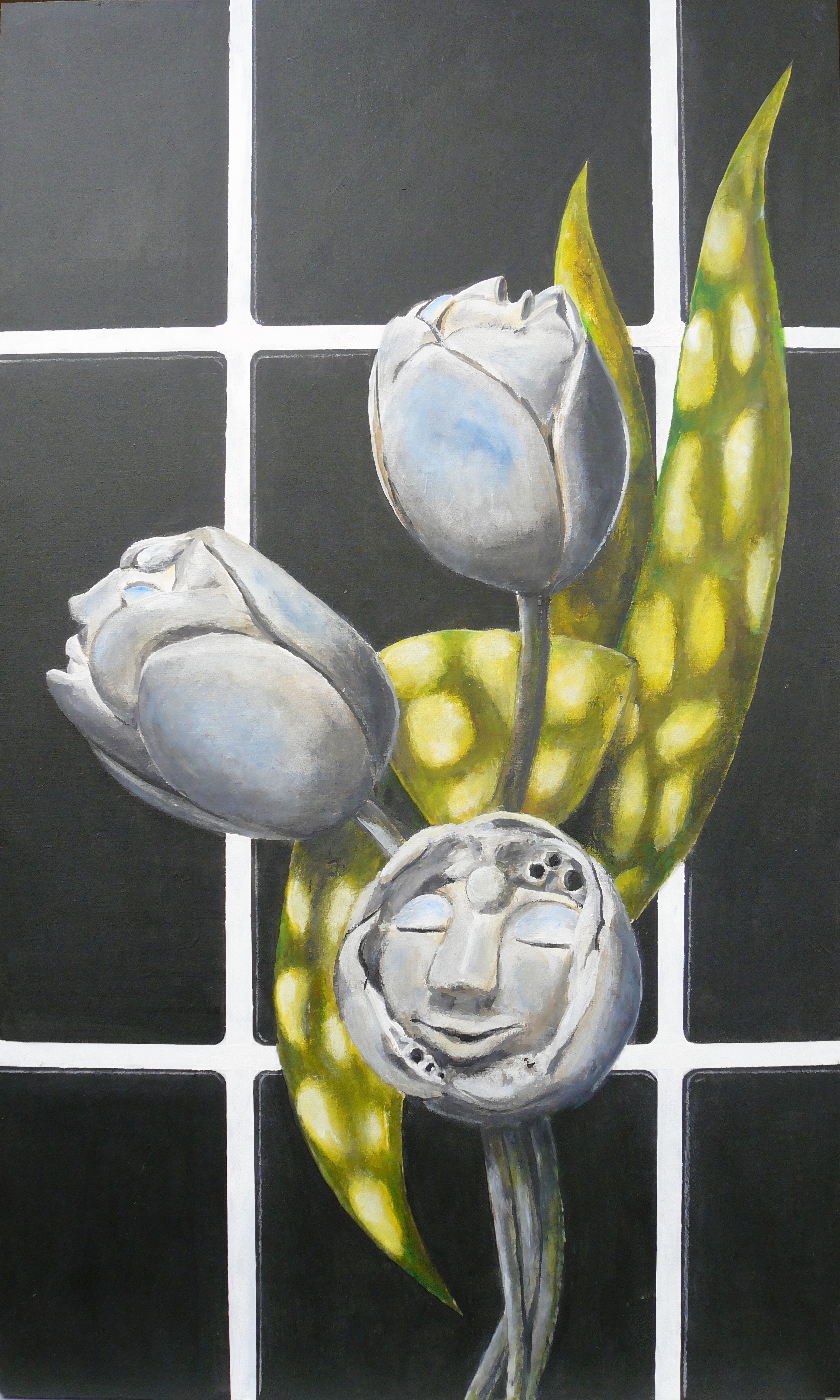 Schilderij Beeldbloemen