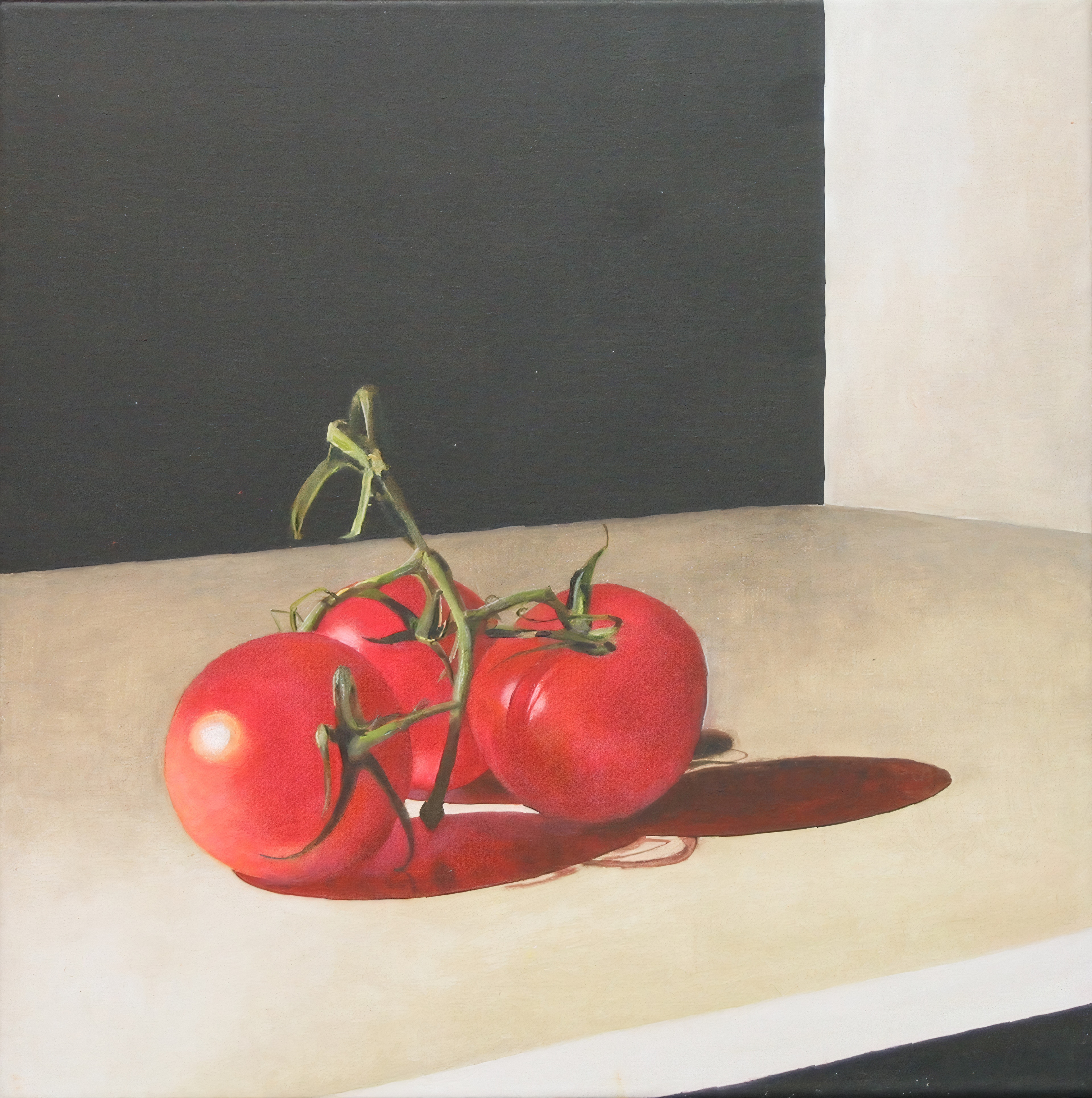 Schilderij Drie Tomaten