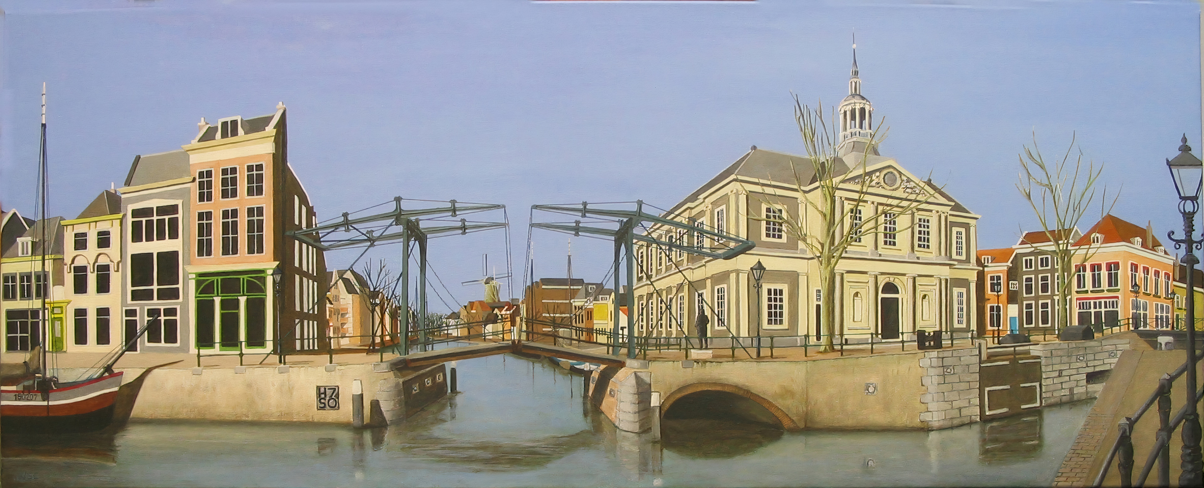 Schilderij Korenbeurs Schiedam