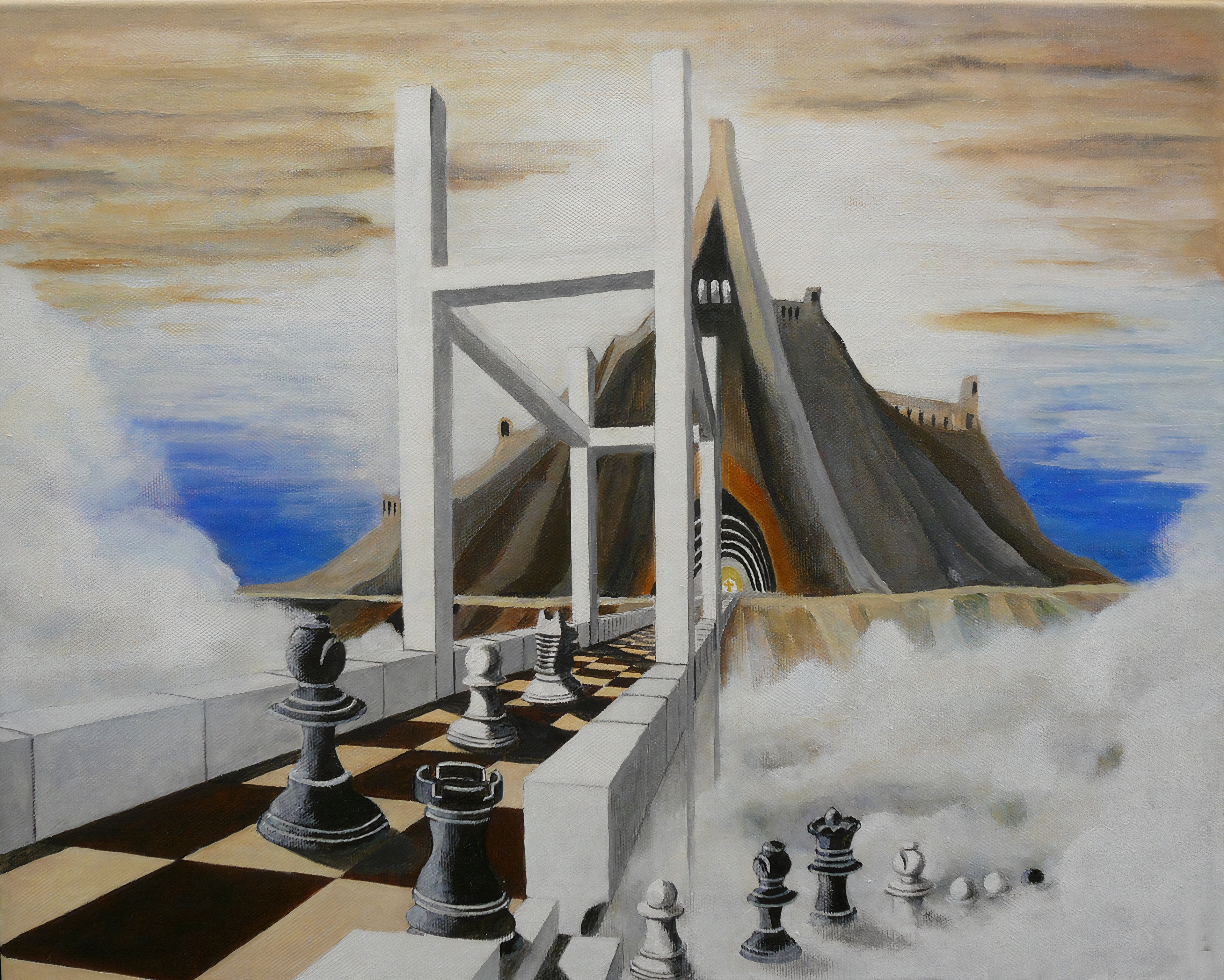 Schilderij Schaakkunst 2