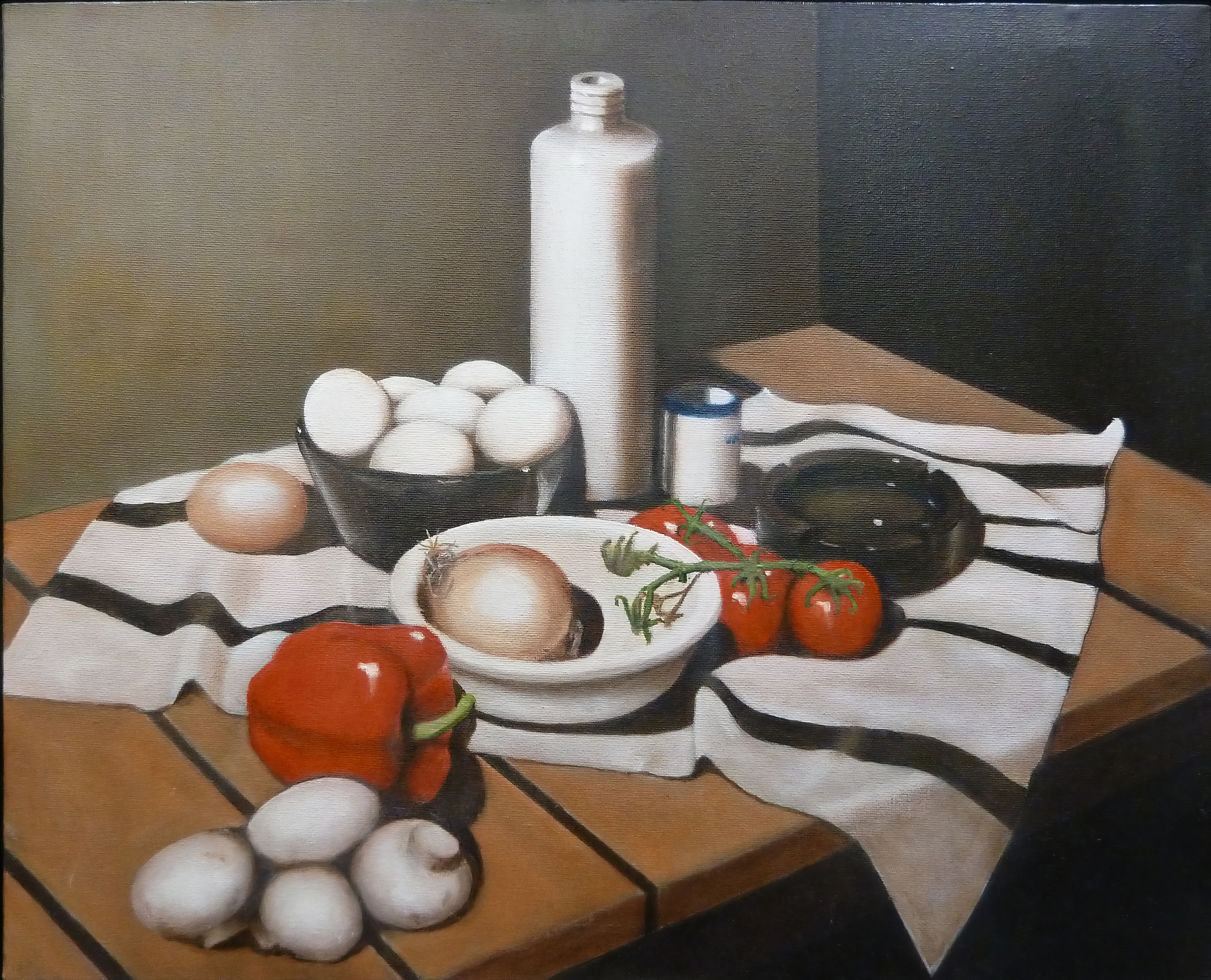 Schilderij Stilleven met Eten